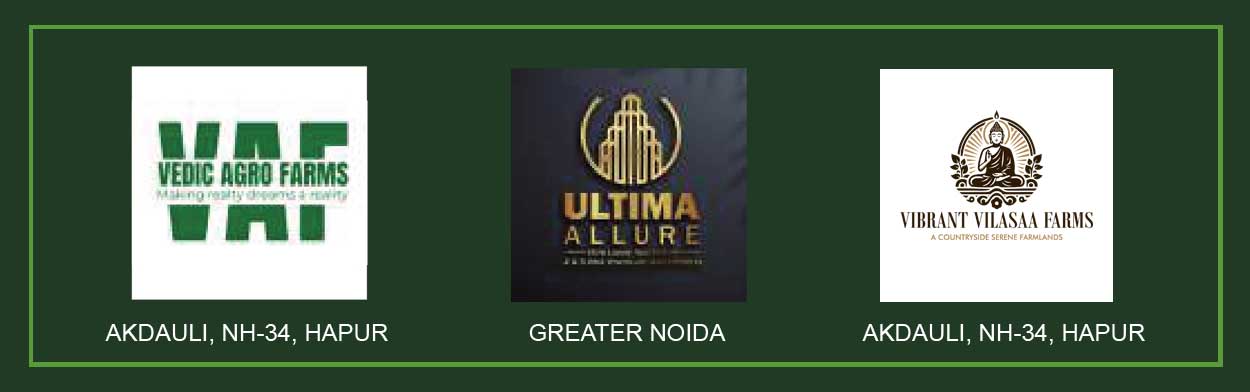 Delivered Projects — Vedic Agro Farms, Ultima Allure, Vibrant Vilasaa Farms